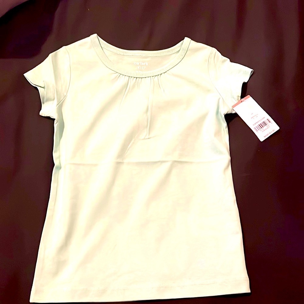 NWT! Carter’s Girl’s Top Size 5/5A Greenish Color
